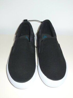 There Abouts Black Canvas Slip-On Shoes - Men SZ 6